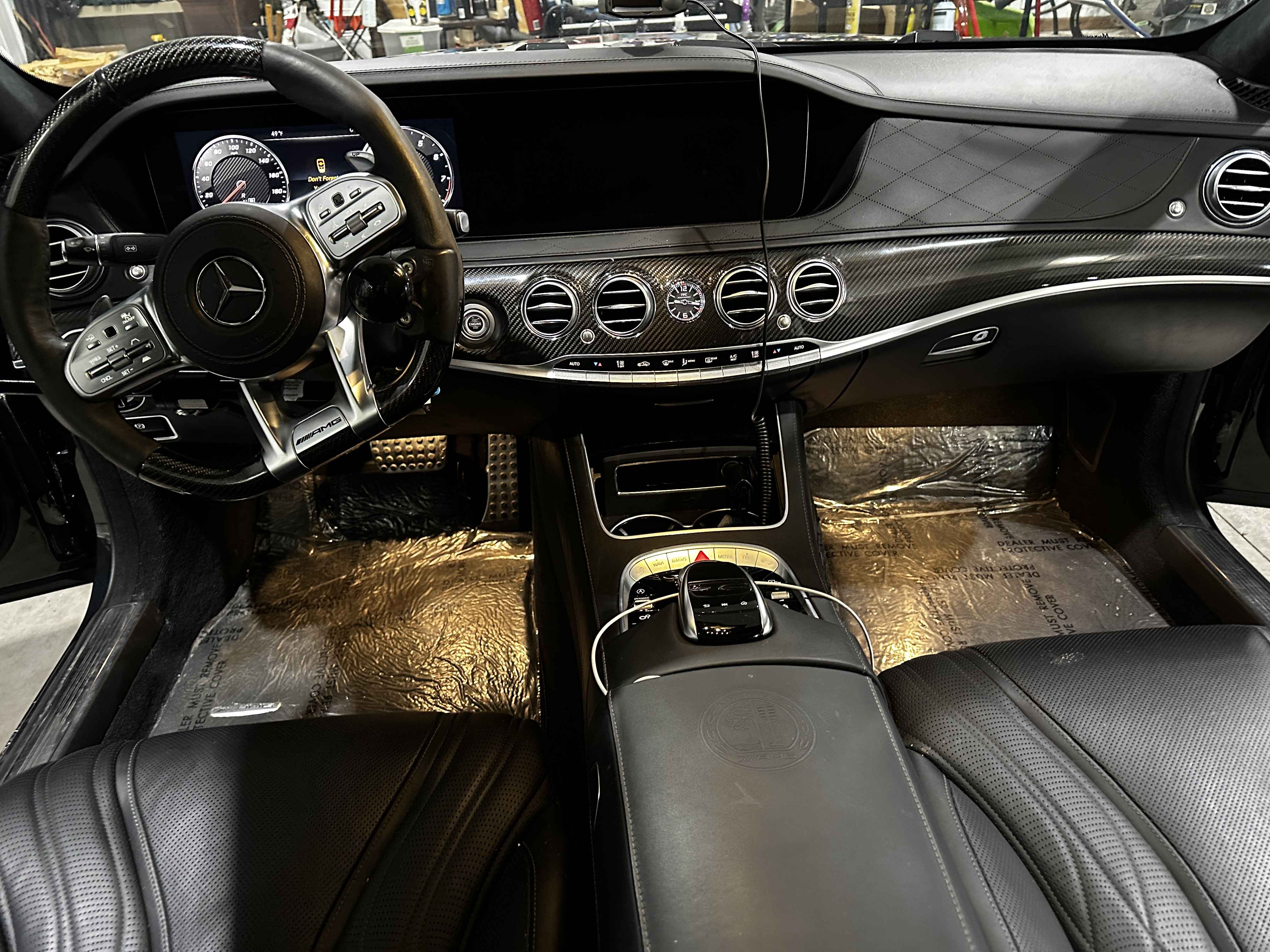 Mercedes AMG interior restoration