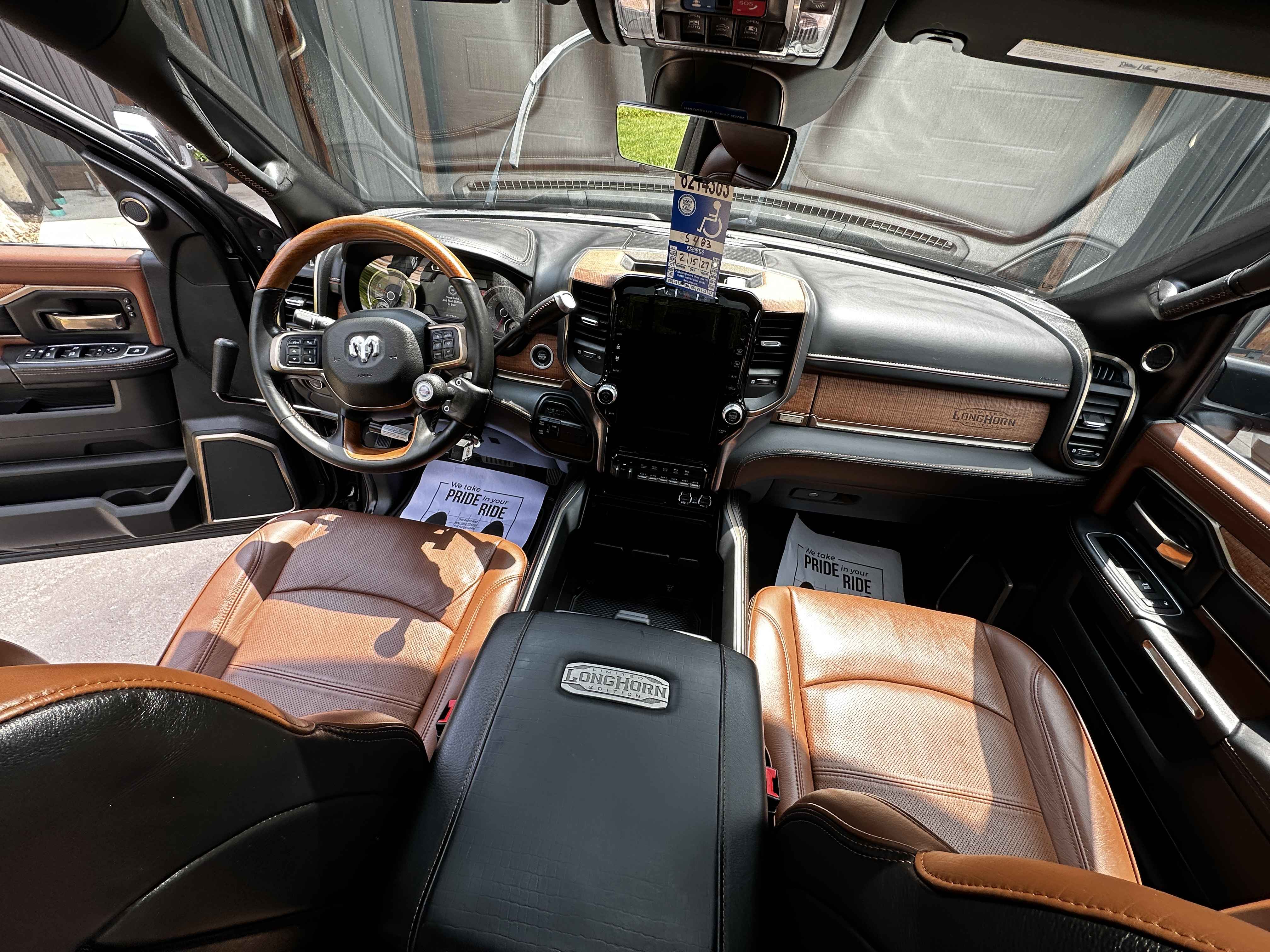 RAM 1500 finished interior